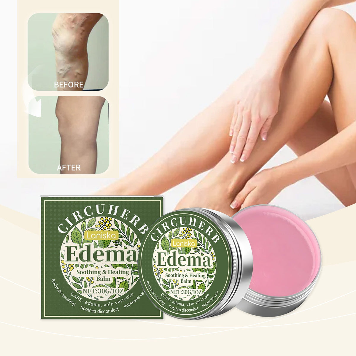 Edema Soothing Repair Cream 30g-box Tri Light Beauty