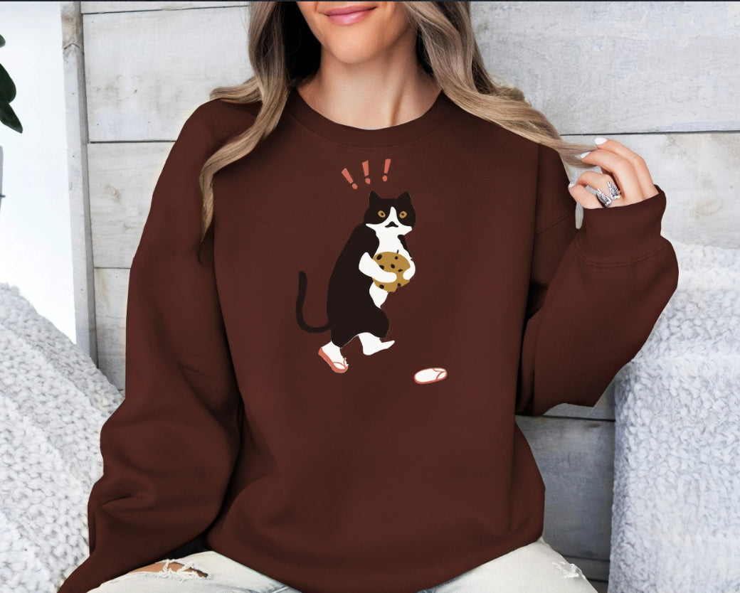 Women's Fashionable Solid Color Printed Long Sleeved Sweatshirt NorixaFashion.com