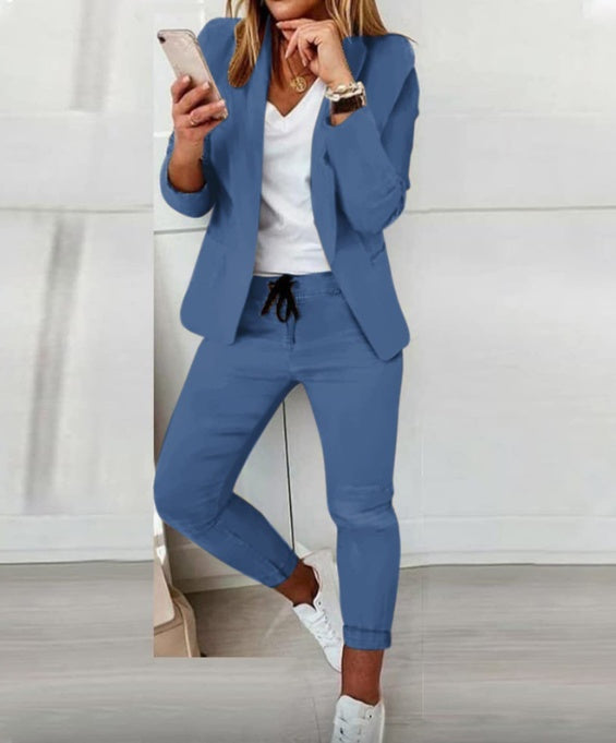 Ladies Fashion OL Suit Trousers Suit NorixaFashion.com