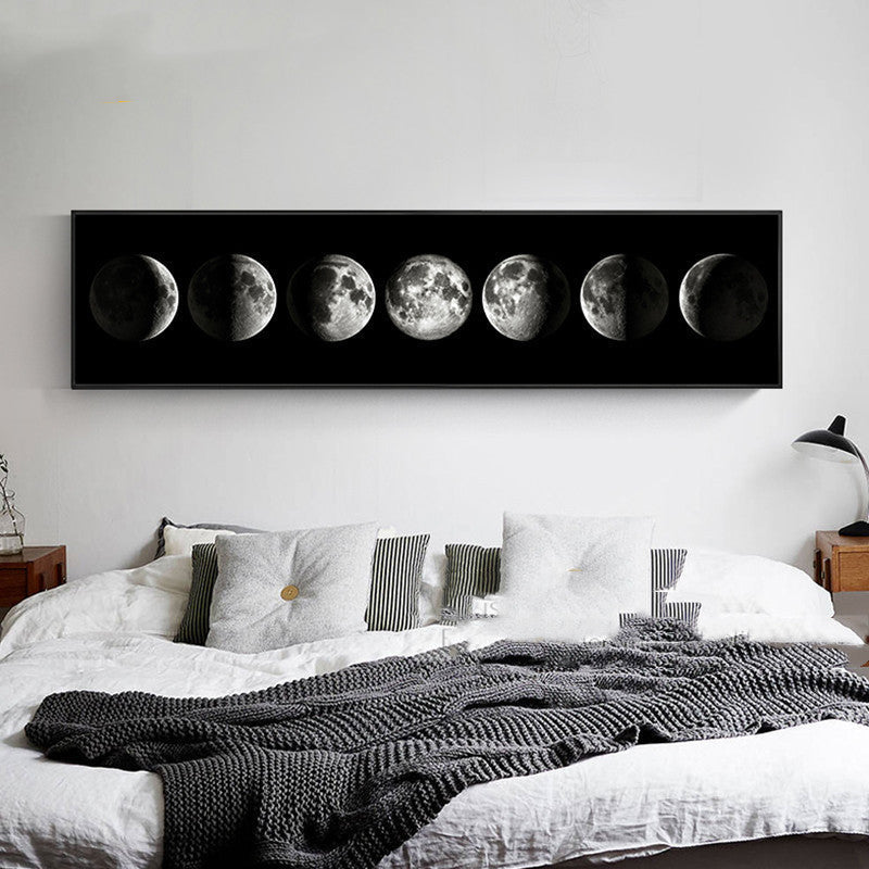 Embroidery Moon Painting PearlNestDecor.com