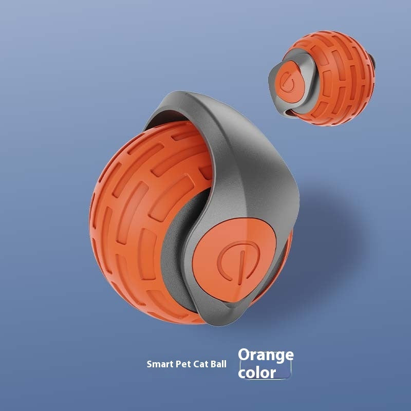 New Interactive Cat Toys Ball Auto Electric Rolling Ball Toys For Cat Kitty Pets Smart Automatic Teaser USB Rechargeable Cat Toy Pet Products Pets Fashion