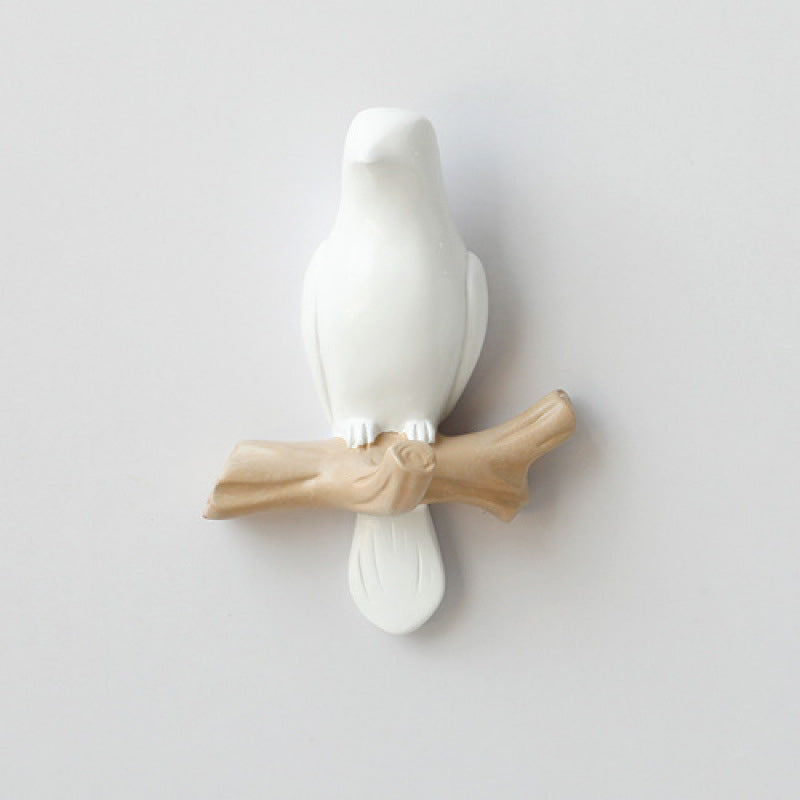 Bird Decoration Hook Entrance Wall No-trace Key Hook No-drill Wall Decor Wall-mounted Coat Hook PearlNestDecor.com
