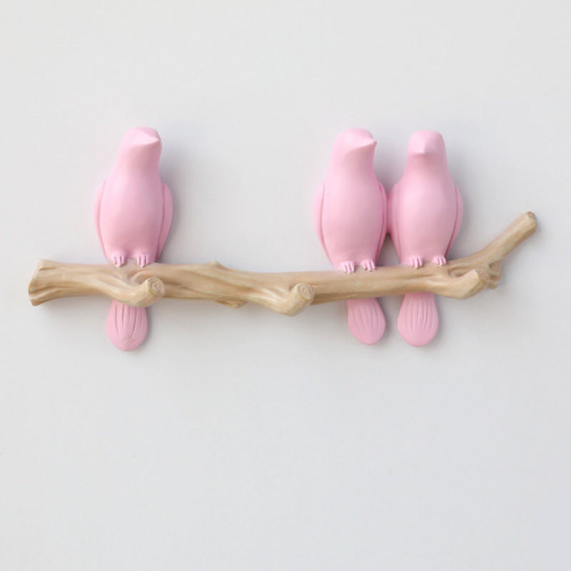 Bird Decoration Hook Entrance Wall No-trace Key Hook No-drill Wall Decor Wall-mounted Coat Hook PearlNestDecor.com