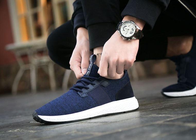 Men's Breathable Mesh Sports Casual Running Shoes LadyShow.Store