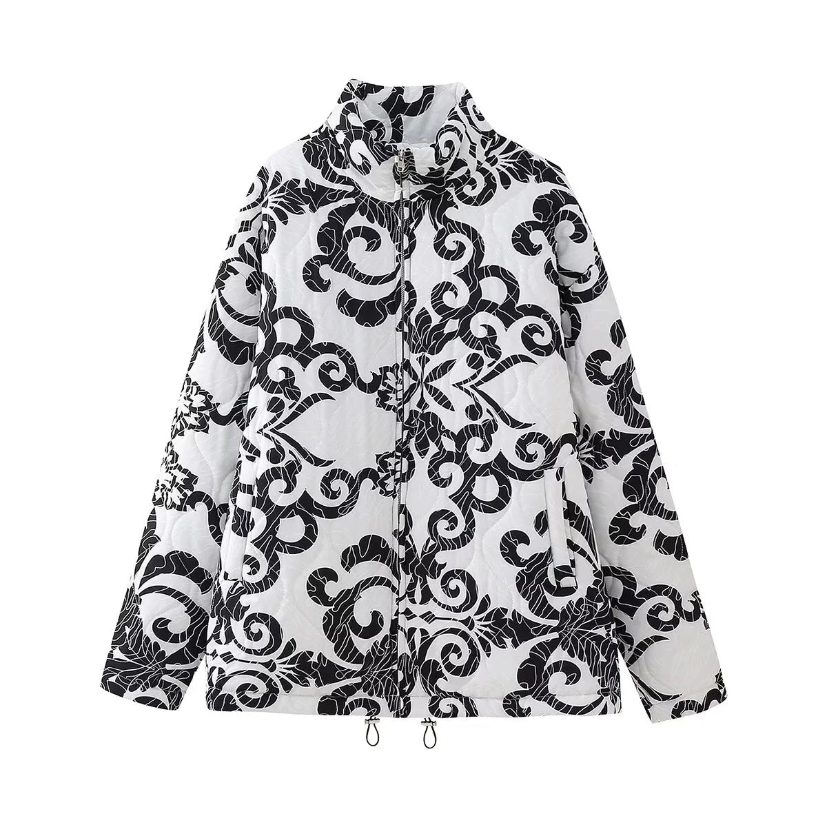 European And American Women's Clothing Printed Cotton Jacket Best YouTube Store