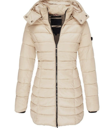 Mid-length Slim-fit Quilted Jacket CJD