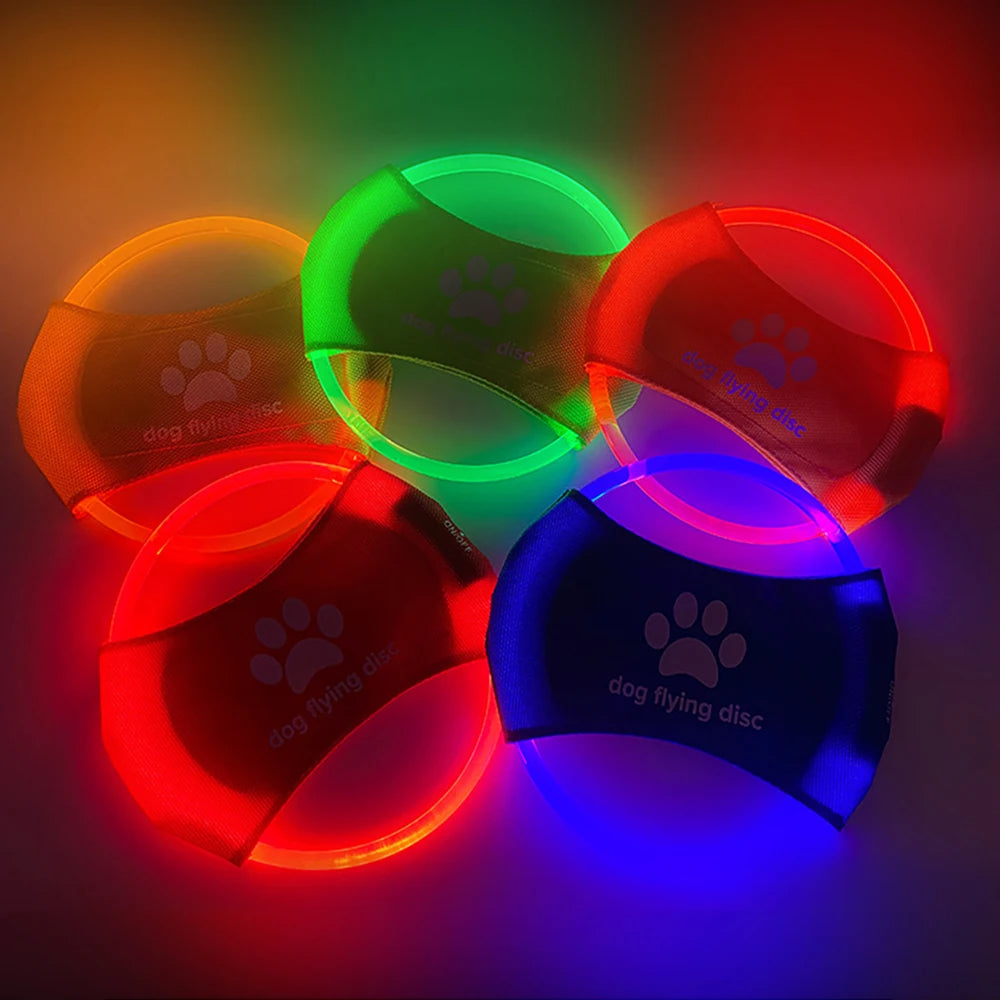 LED Dog Flying Disc Pets Fashion