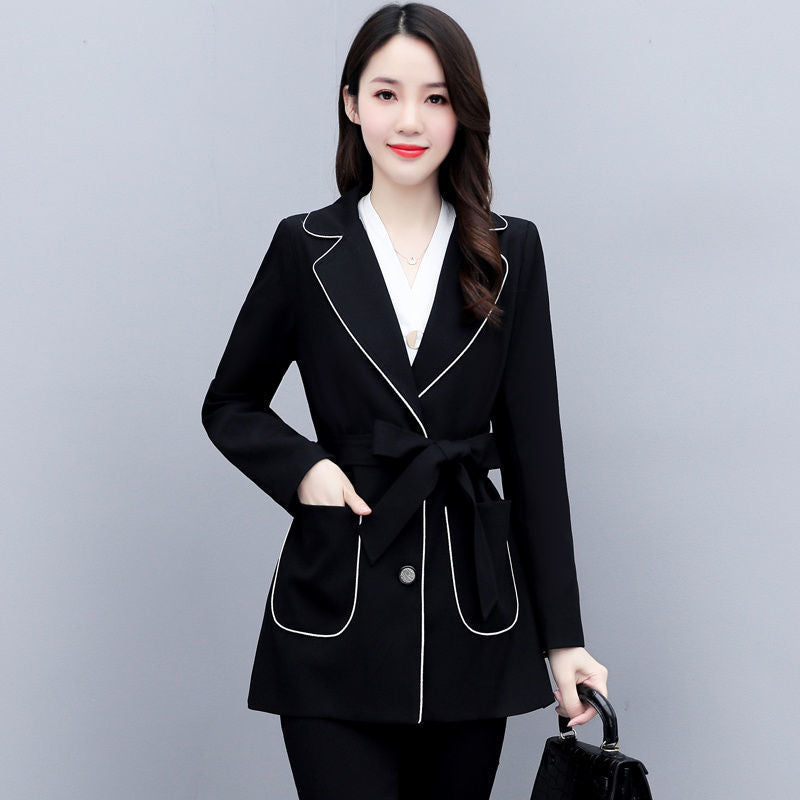 Slim High-End Versatile Spring Jacket for Girls Pi-Mart