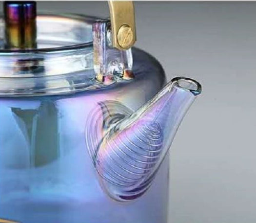 Large Capacity Heat-resistant Glass Colorful Kettle PearlNestDecor.com