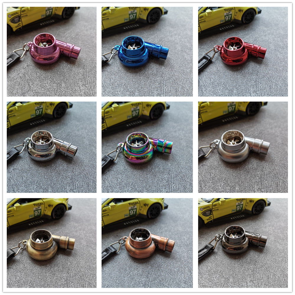 Car Turbo Whistle Modeling Simulation Alloy Metal Keychains LadyShow.Store