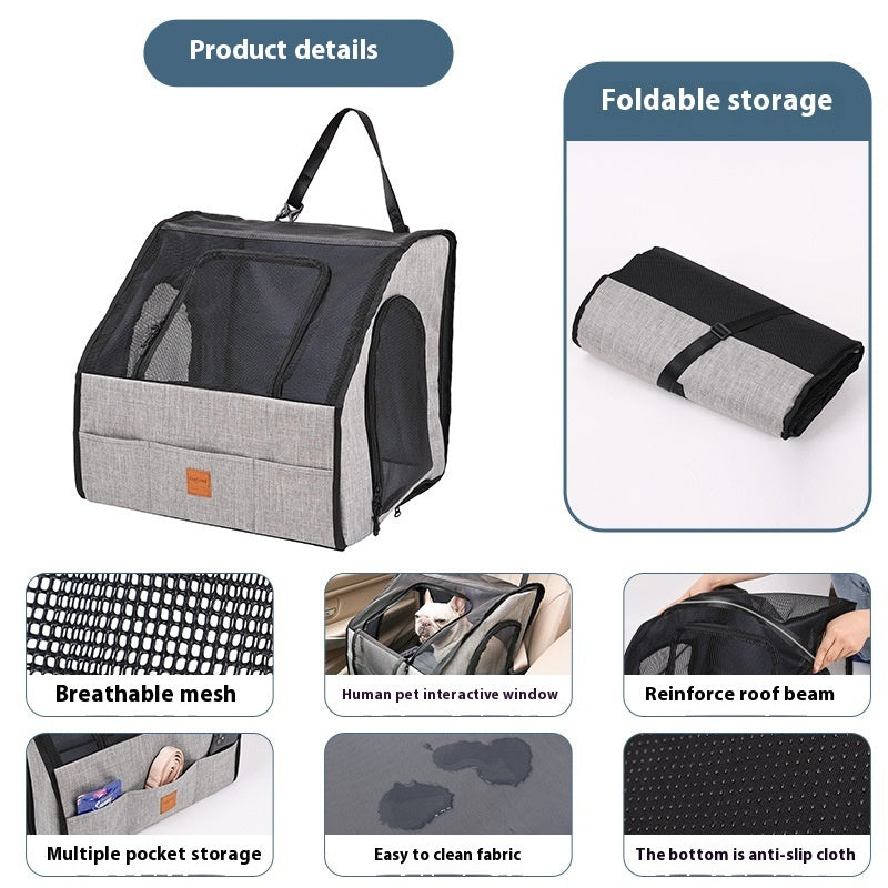 Portable Foldable Car Waterproof And Hard-wearing Pet Cage Waterproof Thickened Dog Mat Car Pet Mat Pets Fashion