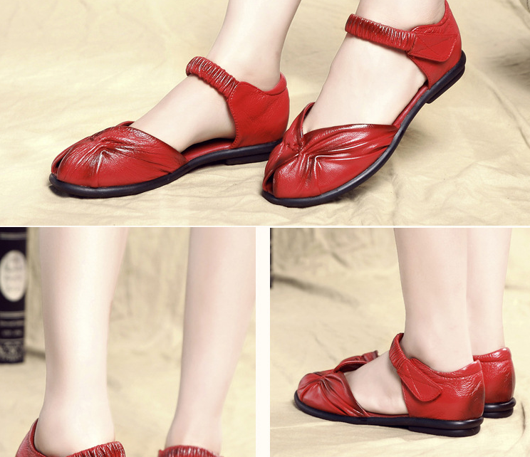 Breathable Ethnic Style Peep-Toe Women's Sandals Best YouTube Store