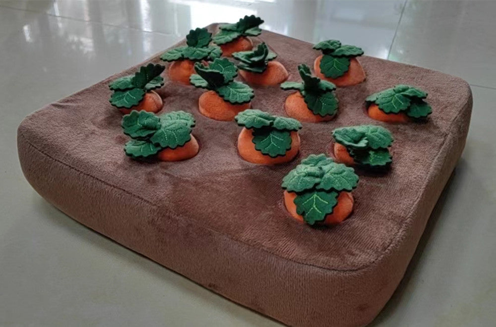 Pet Dog Toys Carrot Plush Toy Vegetable Chew Toy For Dogs Snuffle Mat For Dogs Cats Durable Chew Puppy Toy Dogs Accessories Pets Fashion
