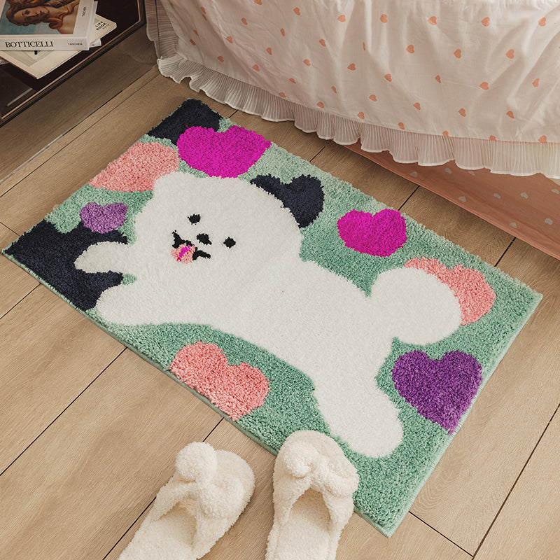 Cute Cartoon Bathroom Absorbent Floor Mat Home Non-slip