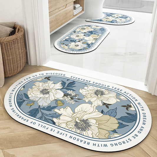 Bathroom Absorbent Non-slip Carpet Floor Mat