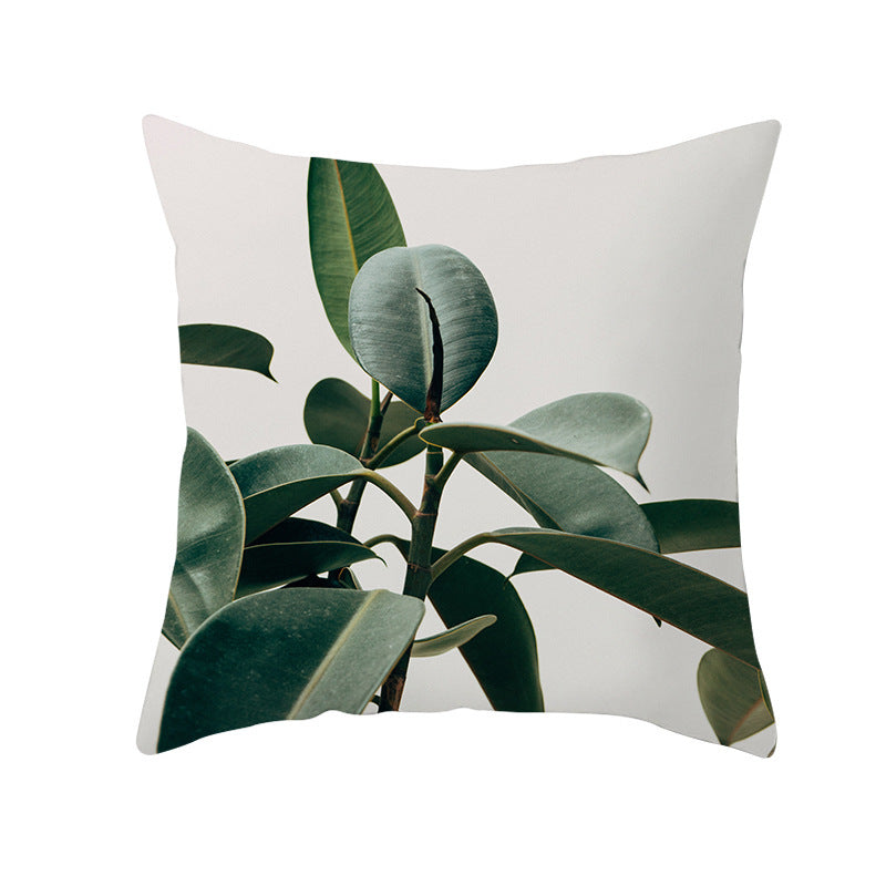 Tropical Plants Pillowcase Decor PearlNestDecor.com