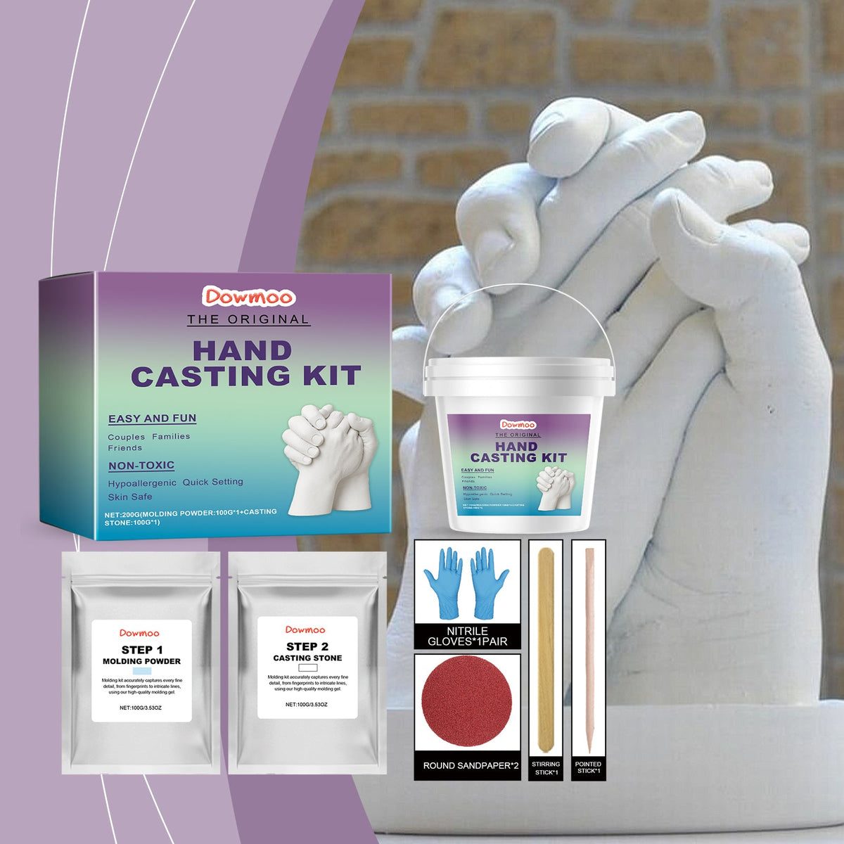 DIY Set Of Hand Mask Powder 1 Set 1box Tri Light Beauty