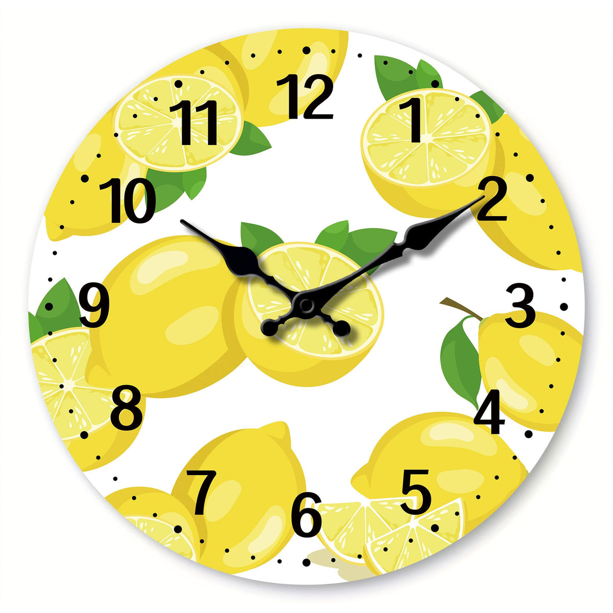 Retro Wall Clock Minimalist Creative Home PearlNestDecor.com