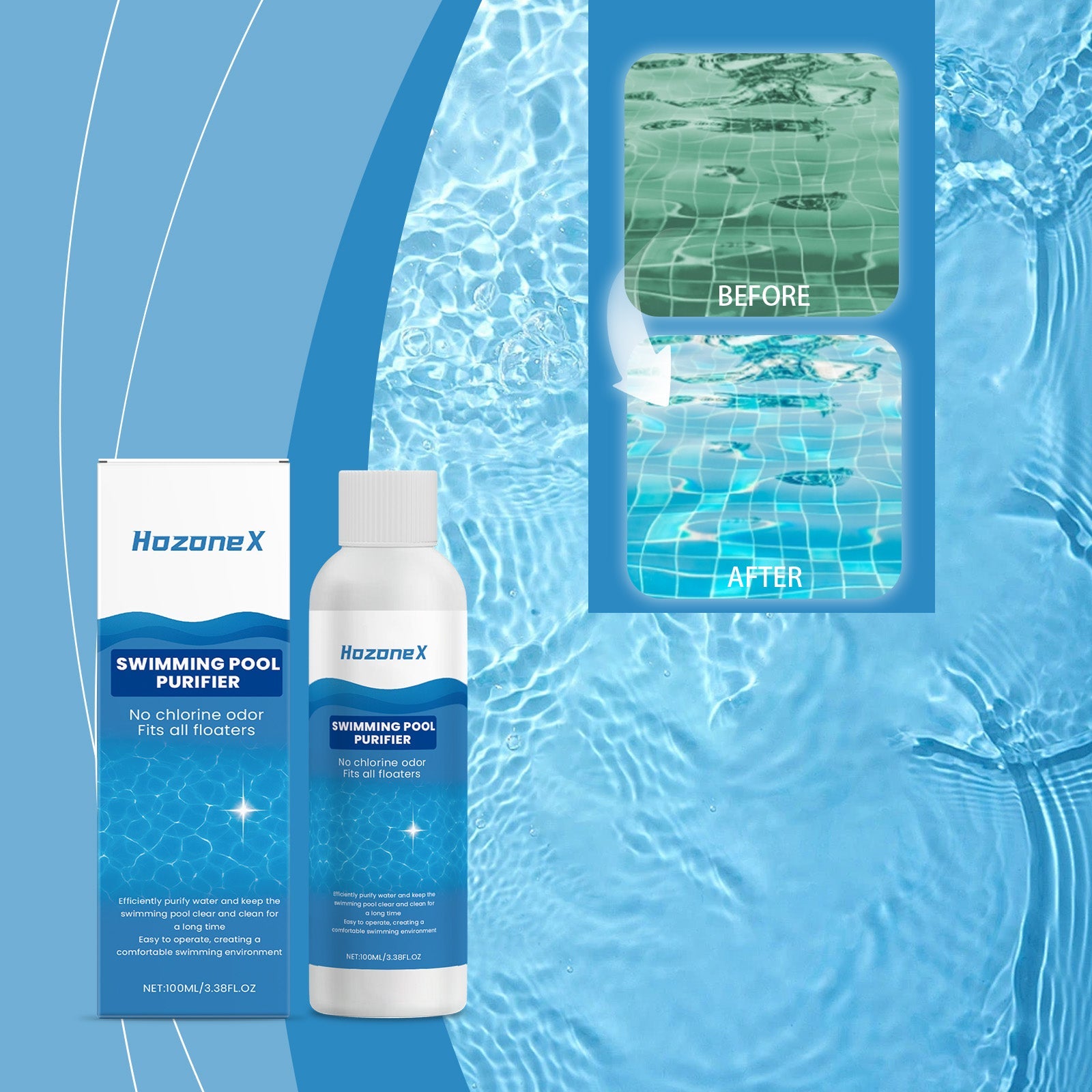 Swimming Pool Sanitizer Tri Light Beauty