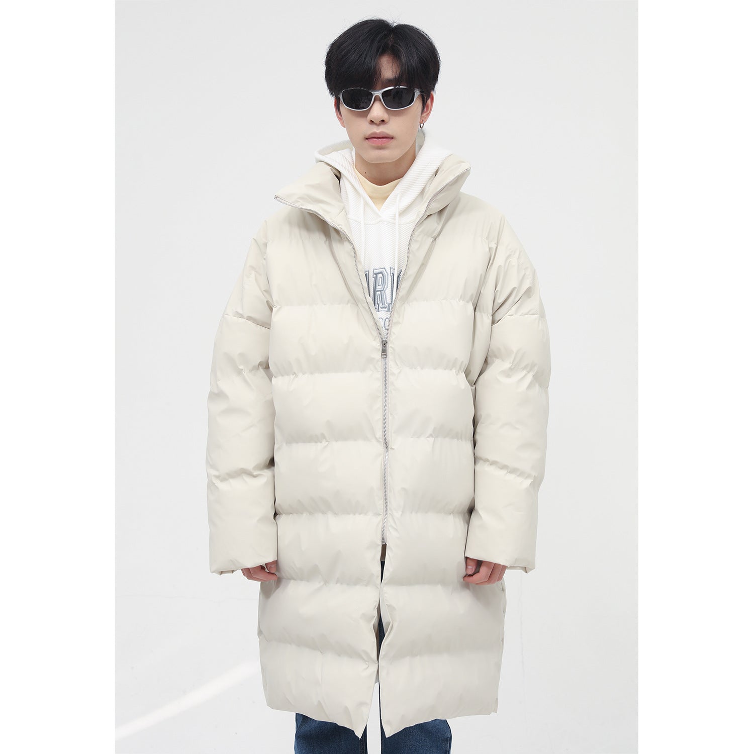 Loose And Simple Mid-length Personality Ins Tide Brand Cotton Jacket CJD