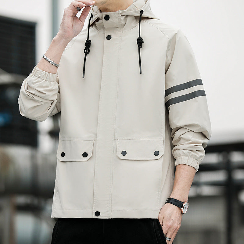 Men's Jackets In Korean Fashion Reflect Light NorixaFashion.com