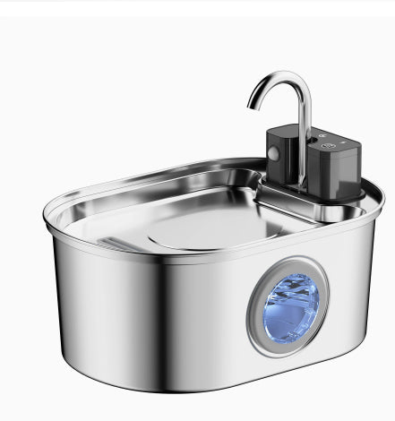 Water Feeder Stainless Steel Pet Water Dispenser Pets Fashion