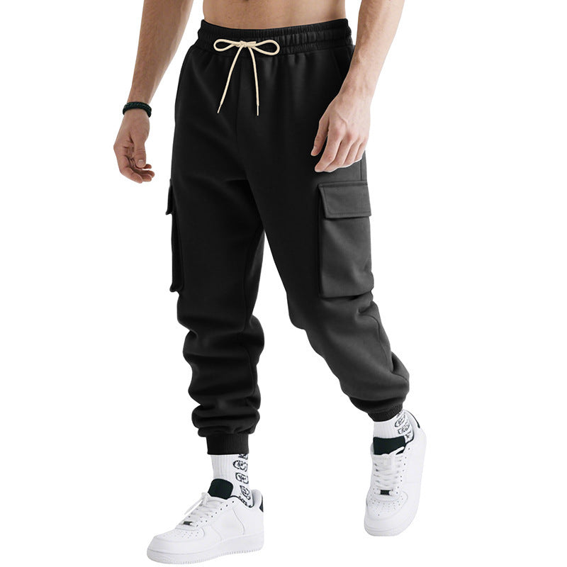 Loose Leisure Sports Men's Multi-pocket Workwear Trousers NorixaFashion.com