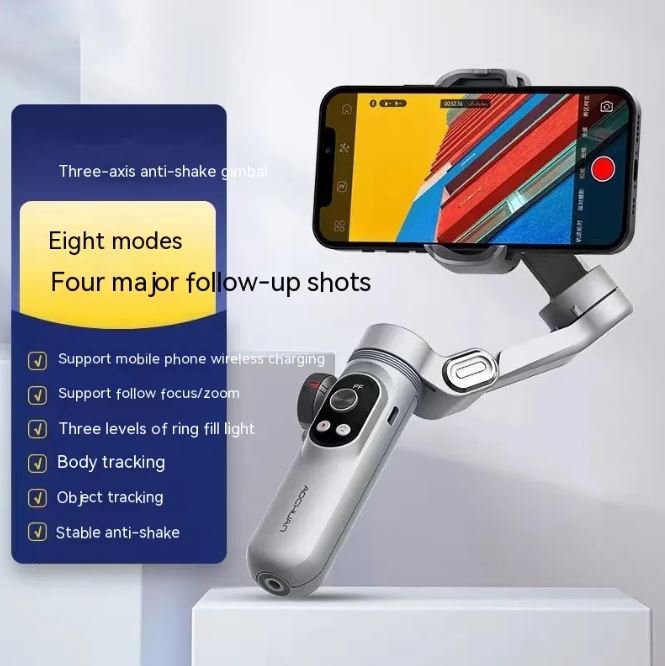 Pro Mobile PTZ Stabilizer Intelligent Three-axis Anti-shake Pi-Mart