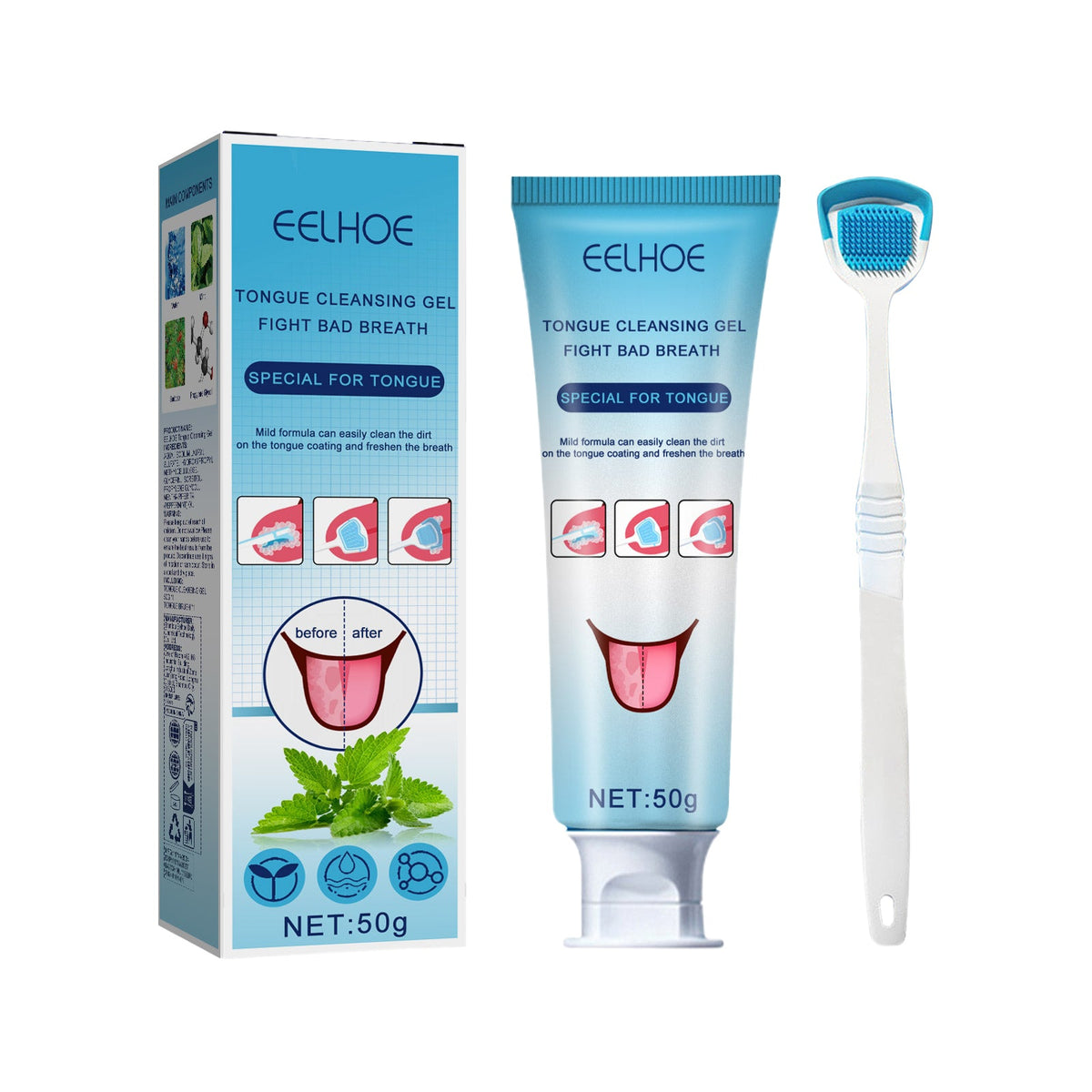 Oral Cleansing Gel 50g-box Tri Light Beauty