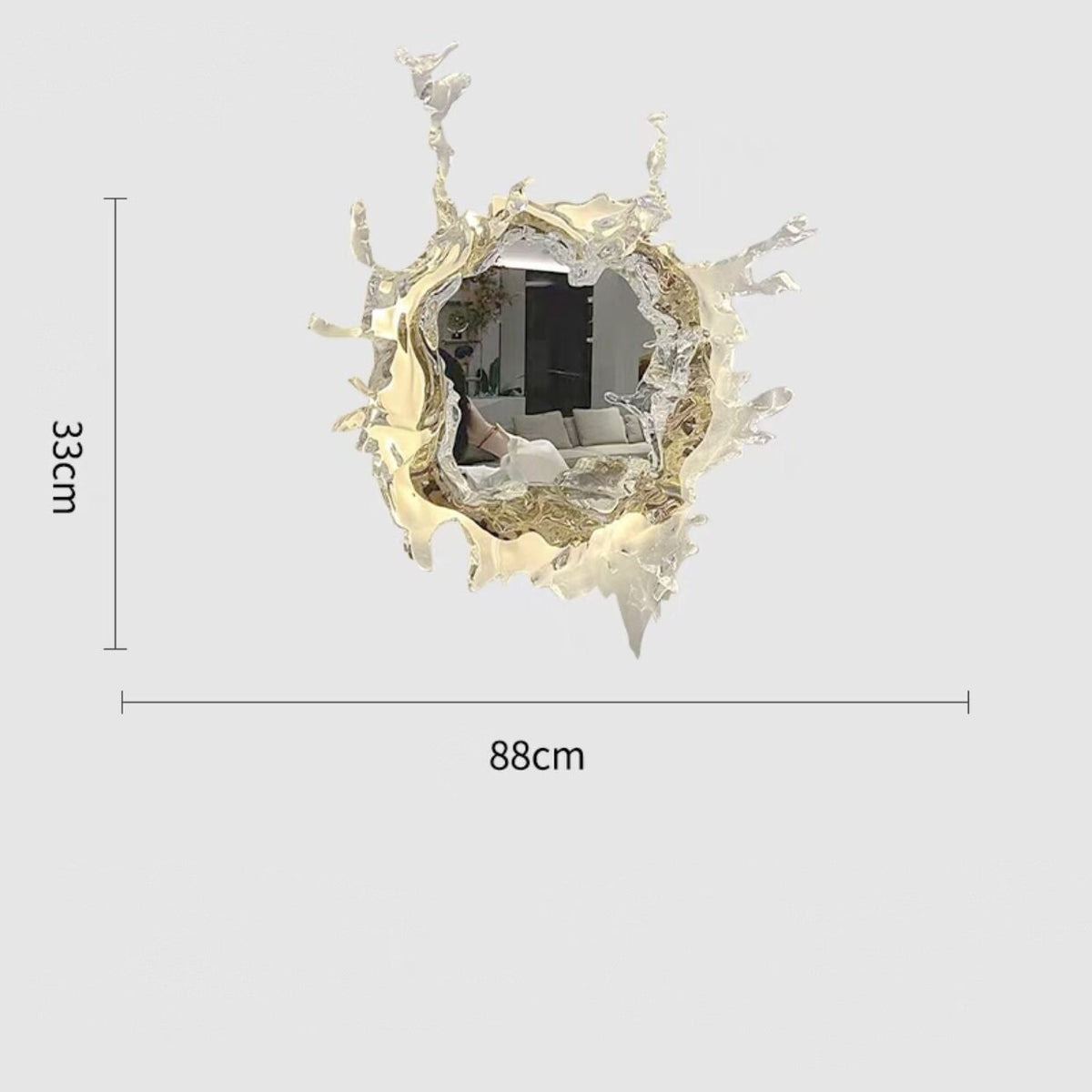 Creative Water Spray Vanity Mirror Wall Lamp PearlNestDecor.com
