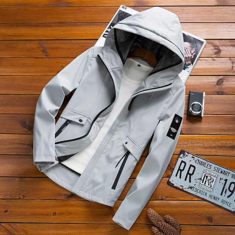 Men's Casual Hooded Jacket Pi-Mart