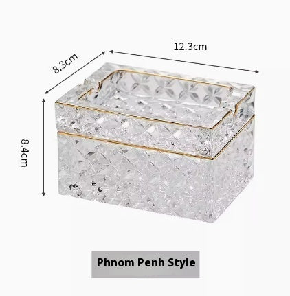 Bohemian Crystal Ashtray For Men's Gifts