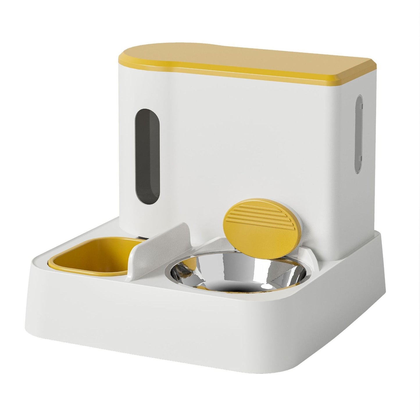 Cat Automatic Pet Feeder Water Dispenser Integrated Double Bowl Drinking Pet Pets Fashion