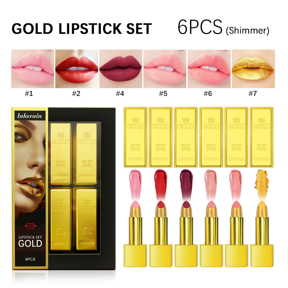 Gold Bar Lipstick Makeup Kit LadyShow.Store