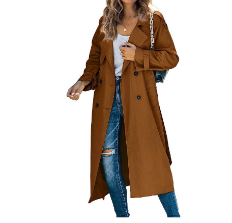 Women's Fashion Casual Solid Color Windbreaker Jacket CJD