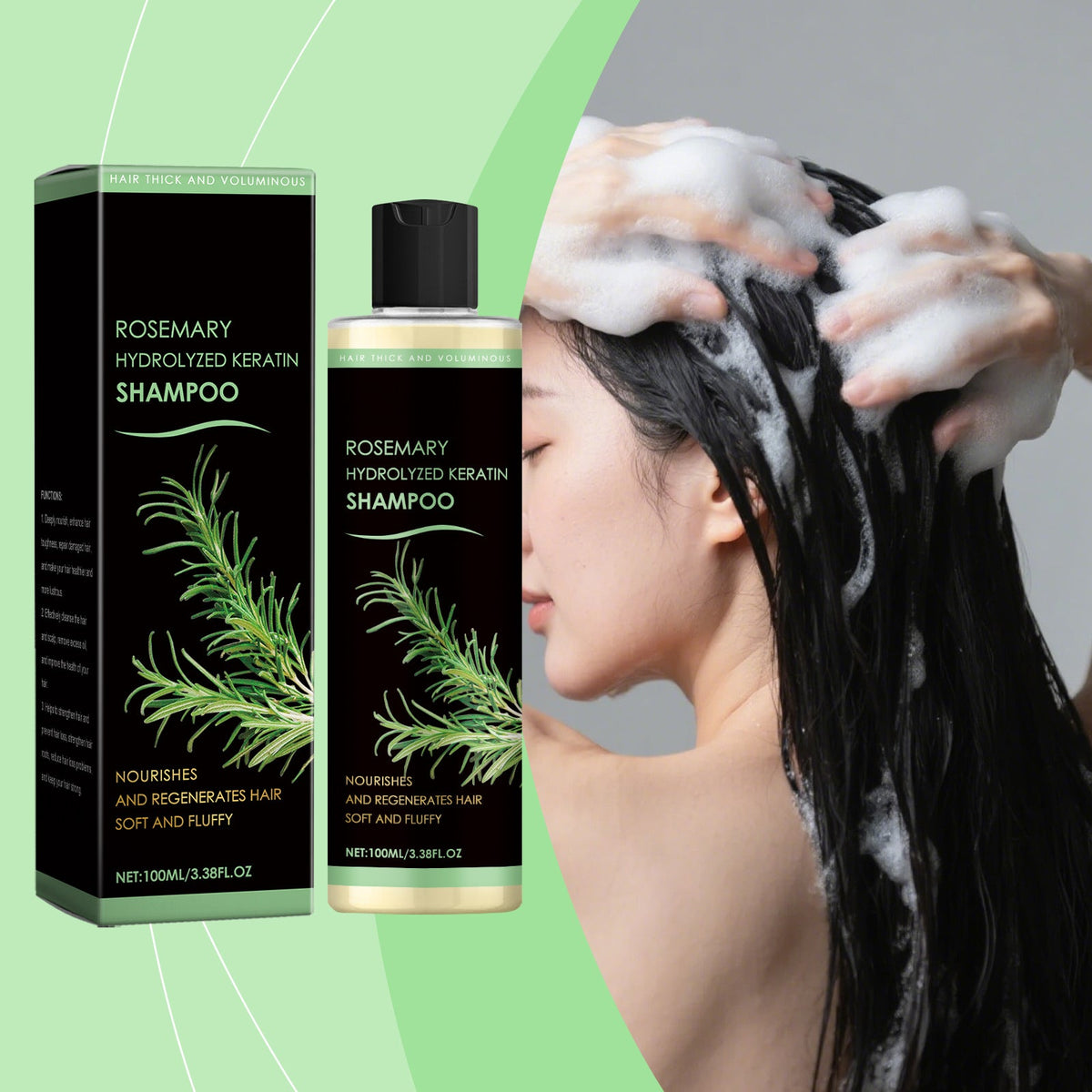 Rosemary Thickening Shampoo 1 00ml 1box Tri Light Beauty