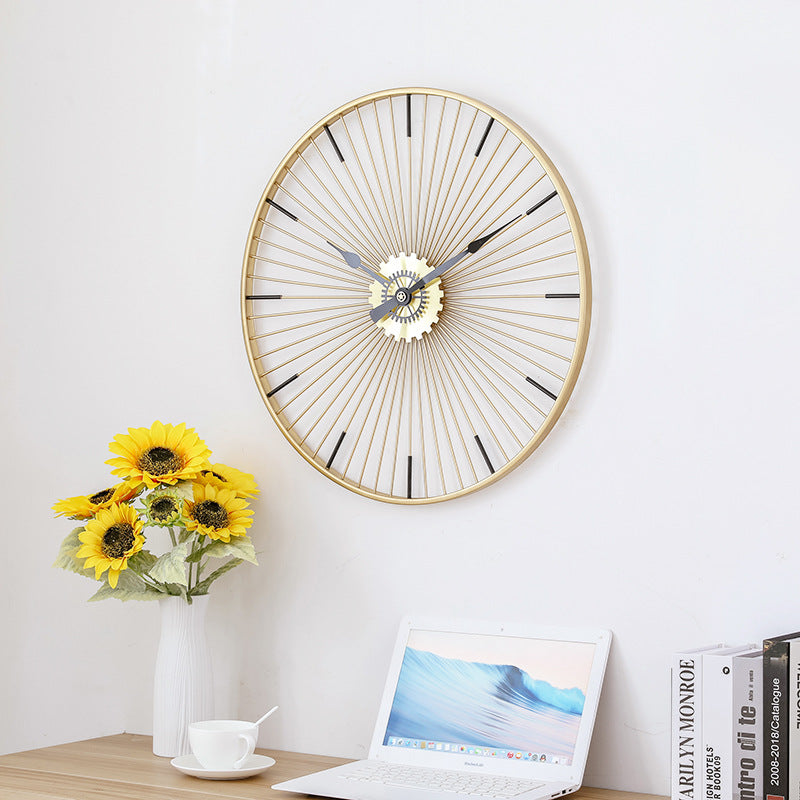 Nordic Creative Wall Clock European Luxury PearlNestDecor.com