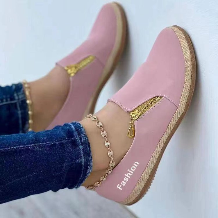 Spring And Autumn European And American Solid Color Platform Hemp Rope Canvas Shoes LadyShow.Store