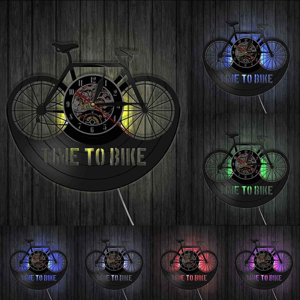 Vinyl Record Wall Clock Creative Retro Nostalgia PearlNestDecor.com