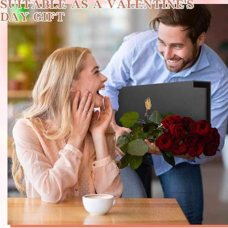 I Love You Eternal Rose Gift Box LOVE Mothers Day Gift LuxuryLifeWay Online Store