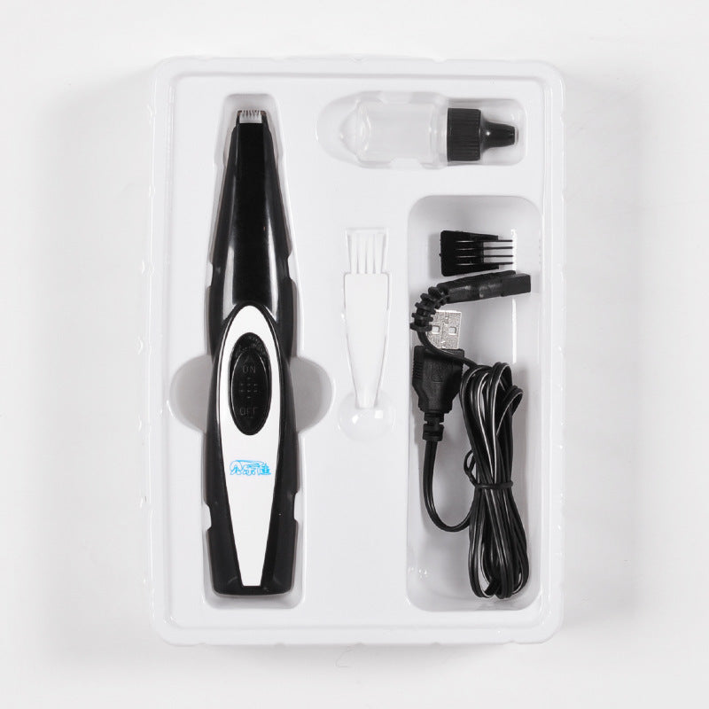 Pet Nail Hair Trimmer Grinder Cat Dog Grooming Tool Electrical Shearing Cutter USB Rechargeable Dog Haircut Paw Shaver Clipper Pets Fashion