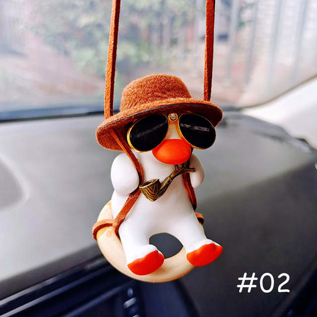 Car Pendant Cute Swinging Duck