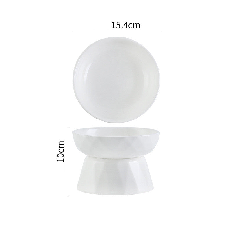 Pet Supplies Cat Bowl Protects Spine Pets Fashion