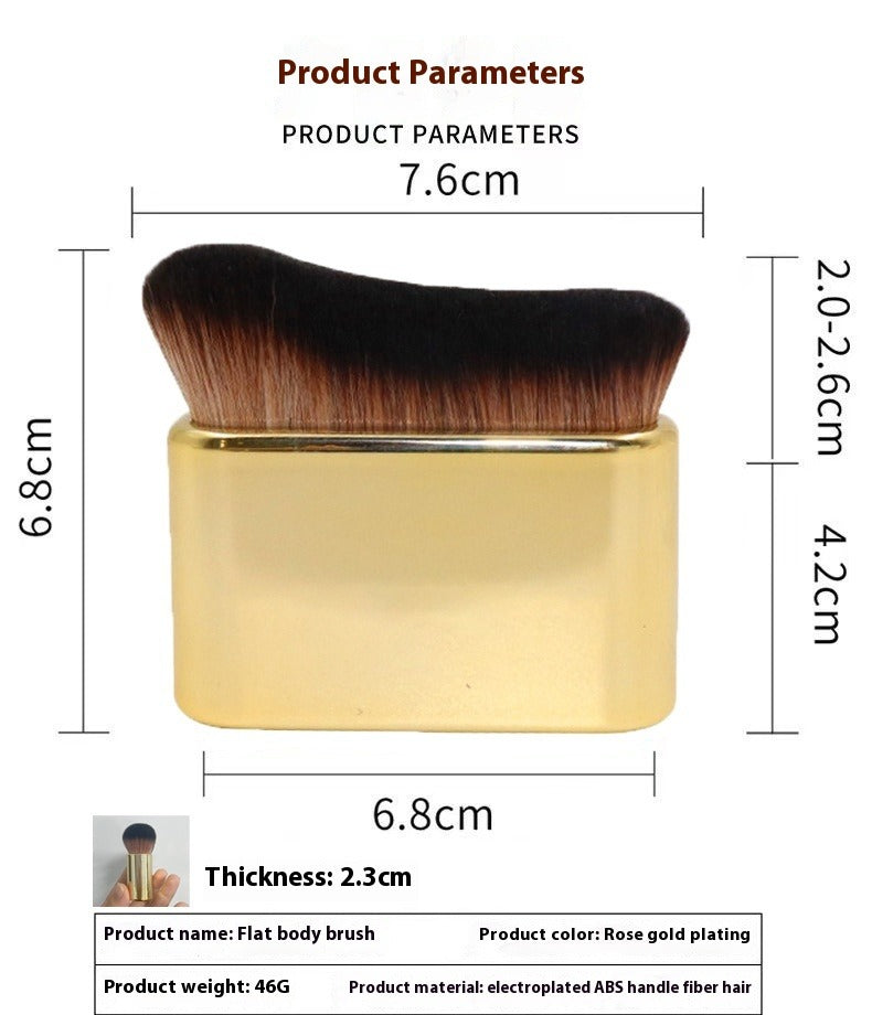 Large Wave Foundation & Body Makeup Brush LadyShow.Store