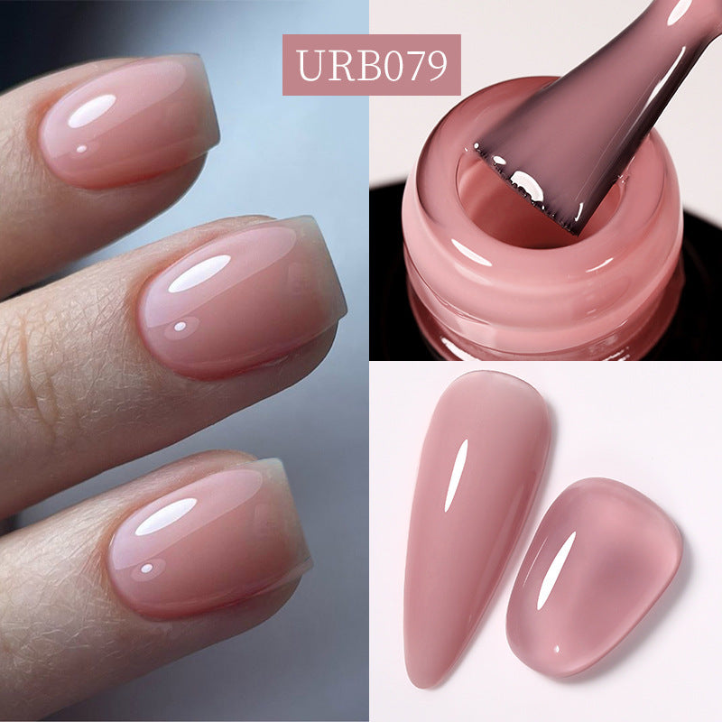 Reinforced Long-lasting No-file Base Coat With Shimmering Glitter Gel Polish LadyShow.Store