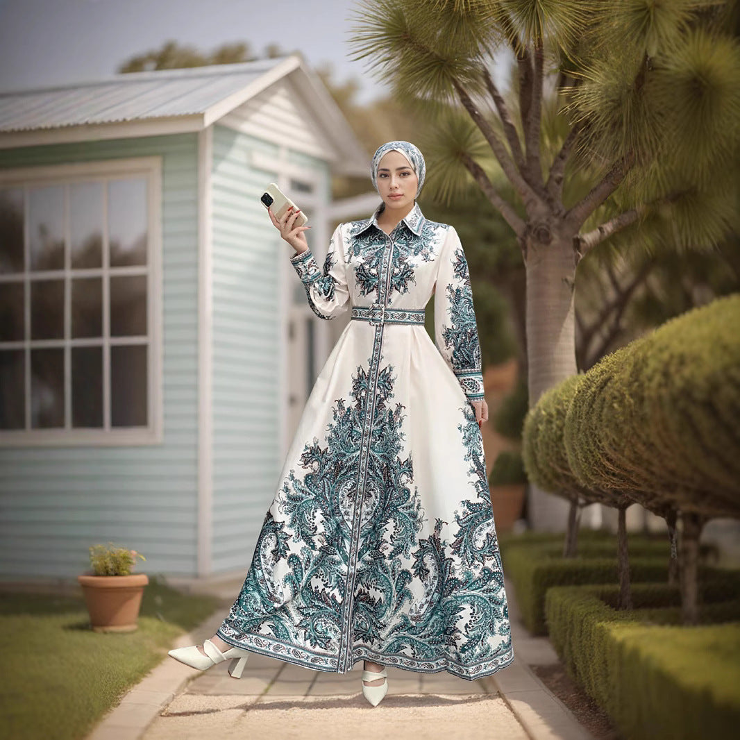 Fashion Printing Dress Women NorixaFashion.com