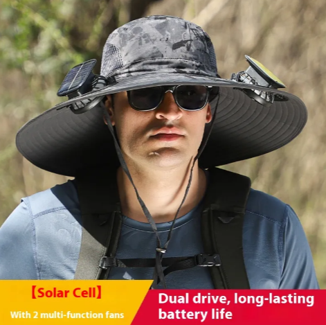 Solar Fan Sunshade Hat Best YouTube Store