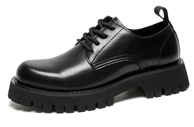 Men's Leather Thick Shoes Best YouTube Store