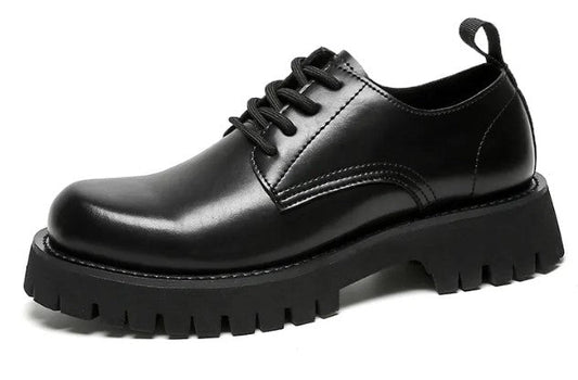 Men's Leather Thick Shoes Best YouTube Store