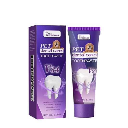 Pet V34 Toothpaste 60g  1box Tri Light Beauty